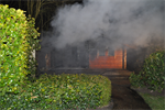 Prio 1 Brand Bijgebouw De Leeuwerikhoeve Beauty en Sauna Hillamaweg Burgum